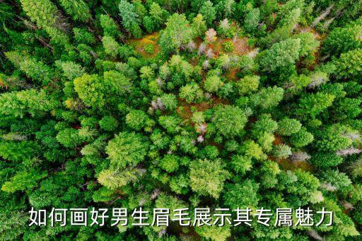 如何画好男生眉毛展示其专属魅力