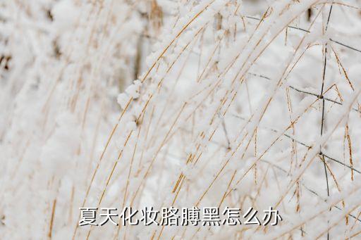 夏天化妆胳膊黑怎么办