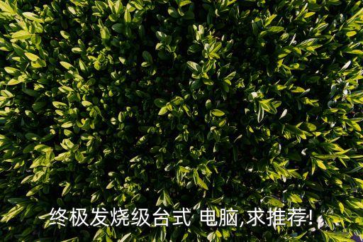 终极发烧级台式 电脑,求推荐!