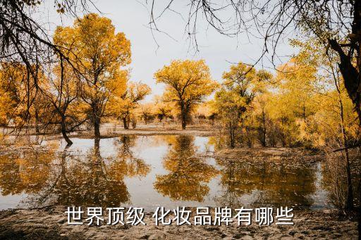世界顶级 化妆品牌有哪些