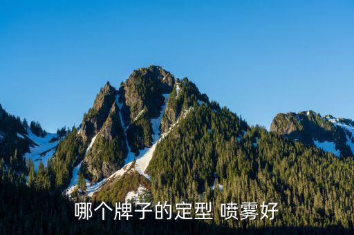 哪个牌子的定型 喷雾好