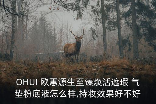 韩国欧蕙气垫怎么样,欧蕙黑金气垫怎么样