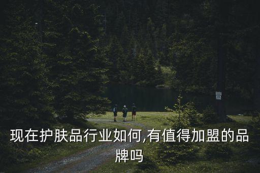现在护肤品行业如何,有值得加盟的品牌吗