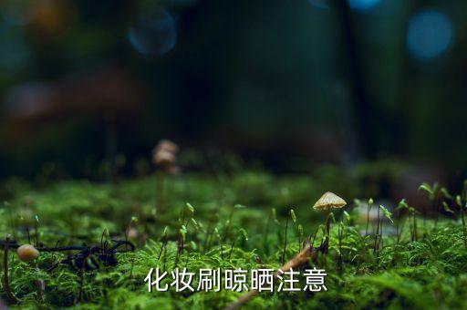  化妆刷晾晒注意
